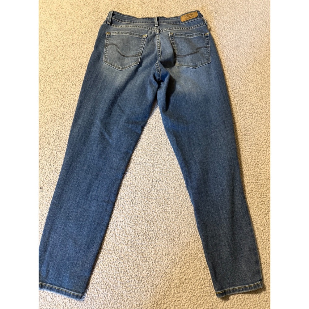 LEVI'S  Strauss Signature  skinny crop denim jeans Sz 6/28 24.5" inseam  women's